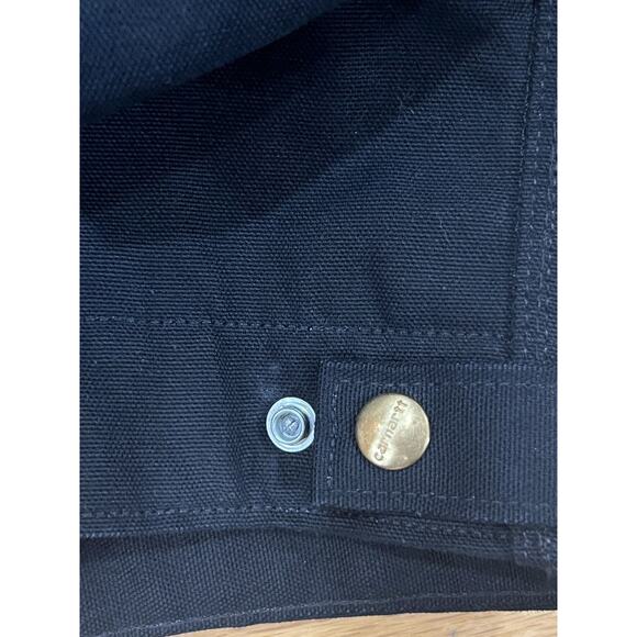 Black Carhartt Detroit Jacket Blanket Lined - Picture 7 of 8
